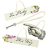 Talking Tables TSALICE-Sign Truly Alice muestras de Setter de Escena de Fiesta- Cartón- Multicolor- 0.2x33.5x25 cm- 8…